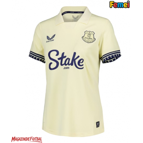 Everton Tricou Fotbal Replică 2025-26 Femei Deplasare Everton Tricou Fotbal Replică 2025-26 Femei Deplasare